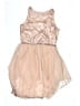 Rare Editions 100% Polyester Tan Dress Size 16 - photo 1