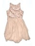 Rare Editions 100% Polyester Tan Dress Size 16 - photo 2