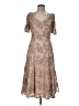Alex Evenings Tan Cocktail Dress Size 6 - photo 1