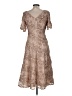 Alex Evenings Tan Cocktail Dress Size 6 - photo 2