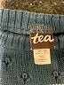 Tea 100% Cotton Stripes Blue Pullover Sweater Size 12-18 mo - photo 3