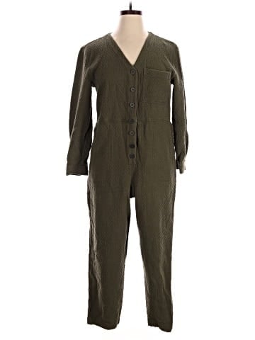 Madewell Diamond Jacquard Coverall Jumpsuit (view 1)