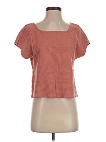 Madewell Ottoman Jacquard Square-Neck Top (view 1)