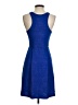 Buttons Solid Blue Cocktail Dress Size S - photo 2