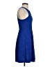 Buttons Solid Blue Cocktail Dress Size S - photo 4