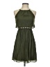 BCX Solid Green Casual Dress Size 0 - photo 1