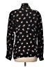 Evan Picone 100% Silk Black Long Sleeve Polo Size 10 - photo 2