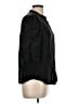 FRAME Black 3/4 Sleeve Button-Down Shirt Size L - photo 4