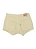 Levi's 100% Cotton Yellow Khaki Shorts Size 27 waist - photo 2