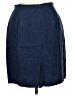 Chaus 100% Polyester Solid Blue Denim Skirt Size 16 - photo 2