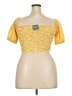 Roxy Yellow Short Sleeve Top Size XXL - photo 2