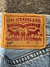 Levi's Blue Denim Shorts Size 28 waist - photo 3