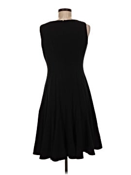 calvin klein fit and flare black dress Calvin Klein Women's Short Tulip Sleeve V-Neck Solid Fit and Flare Dress