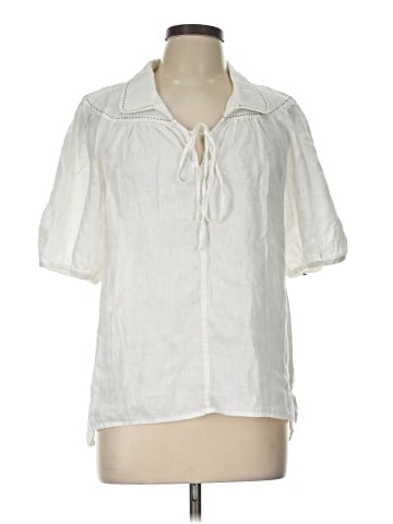 By Anthropologie Short Sleeve Blouse (view 1)
