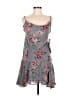 Katia Rae 100% Polyester Floral Gray Casual Dress Size M - photo 1
