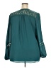 Apt. 9 100% Polyester Teal 3/4 Sleeve Blouse Size XXL - photo 2