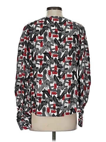 Tyler Boe Long Sleeve Silk Top (view 2)