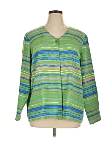 Coldwater Creek Long Sleeve Silk Top (view 1)