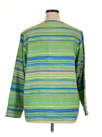 Coldwater Creek Long Sleeve Silk Top (view 2)