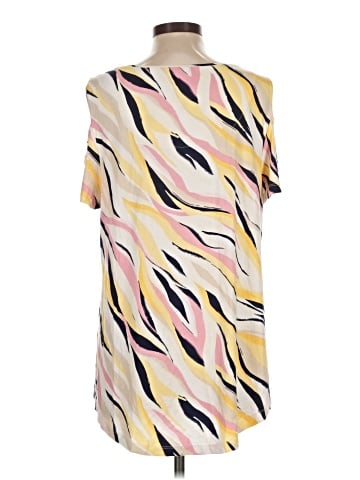 JM Collection Short Sleeve Blouse (view 2)