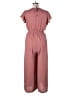 Darling 100% Polyester Solid Pink Jumpsuit Size XL - photo 2