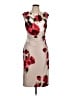 Glamour Floral Tan Cocktail Dress Size 10 - photo 1