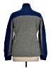 Express 100% Lambswool Color Block Blue Wool Pullover Sweater Size XL - photo 2