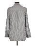 Old Navy Stripes Silver Long Sleeve Blouse Size L - photo 2