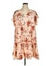emerald 100% Polyester Floral Pink Casual Dress Size 1X - photo 1