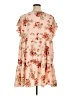 emerald 100% Polyester Floral Pink Casual Dress Size 1X - photo 2