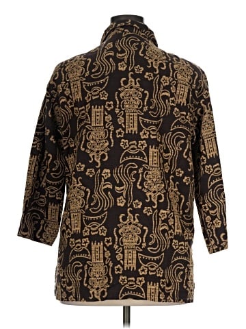 Chico's Design 3/4 Sleeve Button-Down Shirt (view 2)