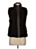 Etcetera 100% Polyester Black Faux Fur Vest Size 6 - photo 1