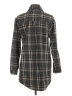 Adora Plaid Gray Long Sleeve Blouse Size S - photo 2
