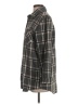 Adora Plaid Gray Long Sleeve Blouse Size S - photo 5