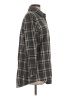 Adora Plaid Gray Long Sleeve Blouse Size S - photo 4