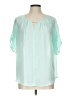 Apt. 9 Teal 3/4 Sleeve Blouse Size L - photo 1