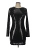 Forever 21 Metallic Black Cocktail Dress Size L - photo 1