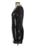 Forever 21 Metallic Black Cocktail Dress Size L - photo 5