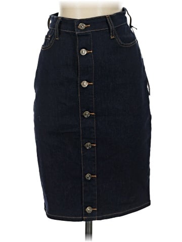 7 For All Mankind Denim Skirt (view 1)