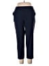 Roz & Ali Solid Blue Casual Pants Size 16 - photo 1