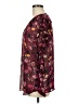 Meadow Rue 100% Polyester Burgundy Short Sleeve Blouse Size M - photo 5