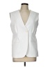 Ann Taylor 100% Polyester Ivory Vest Size 10 - photo 1