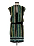Sandra Darren Chevron-herringbone Teal Casual Dress Size 6 - photo 2