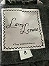 Larry Levine 100% Polyester Gray Coat Size 8 - photo 6