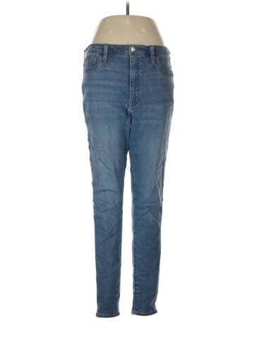 Madewell Tall 9" Mid-Rise Roadtripper Supersoft Skinny Jeans in Hastings Wash (view 1)
