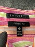 Foxcroft Stripes Pink 3/4 Sleeve Button-Down Shirt Size 10 - photo 7