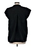 Athleta 100% Polyester Black Short Sleeve Blouse Size M - photo 2