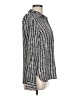 Dalia Collection Tweed Silver Long Sleeve Blouse Size L - photo 4