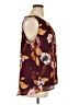 Cj Banks 100% Polyester Burgundy Sleeveless Blouse Size 1X - photo 4