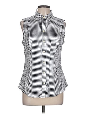 Banana Republic Factory Store Sleeveless Button-Down Shirt (view 1)